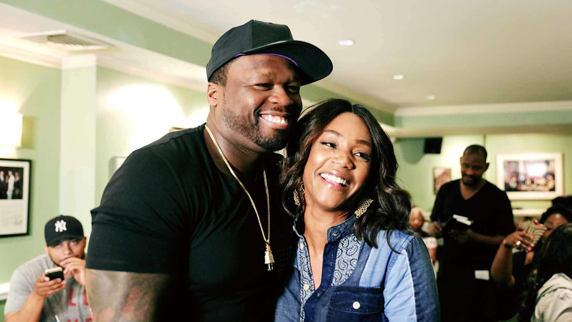 50 Cent and Tiffany Haddish 50 Cent and Tiffany Haddish