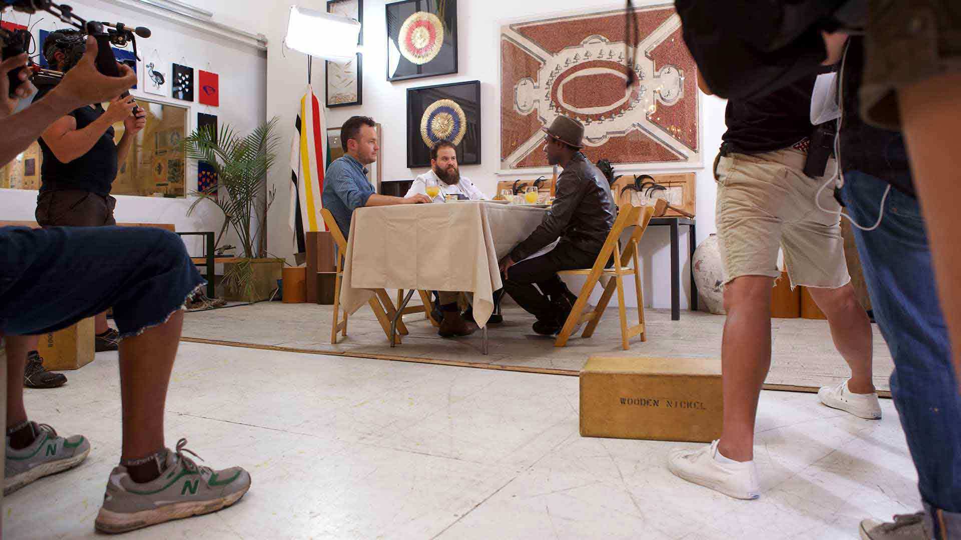 Culinary Beats Filming Culinary Beats Aloe Blacc Filming